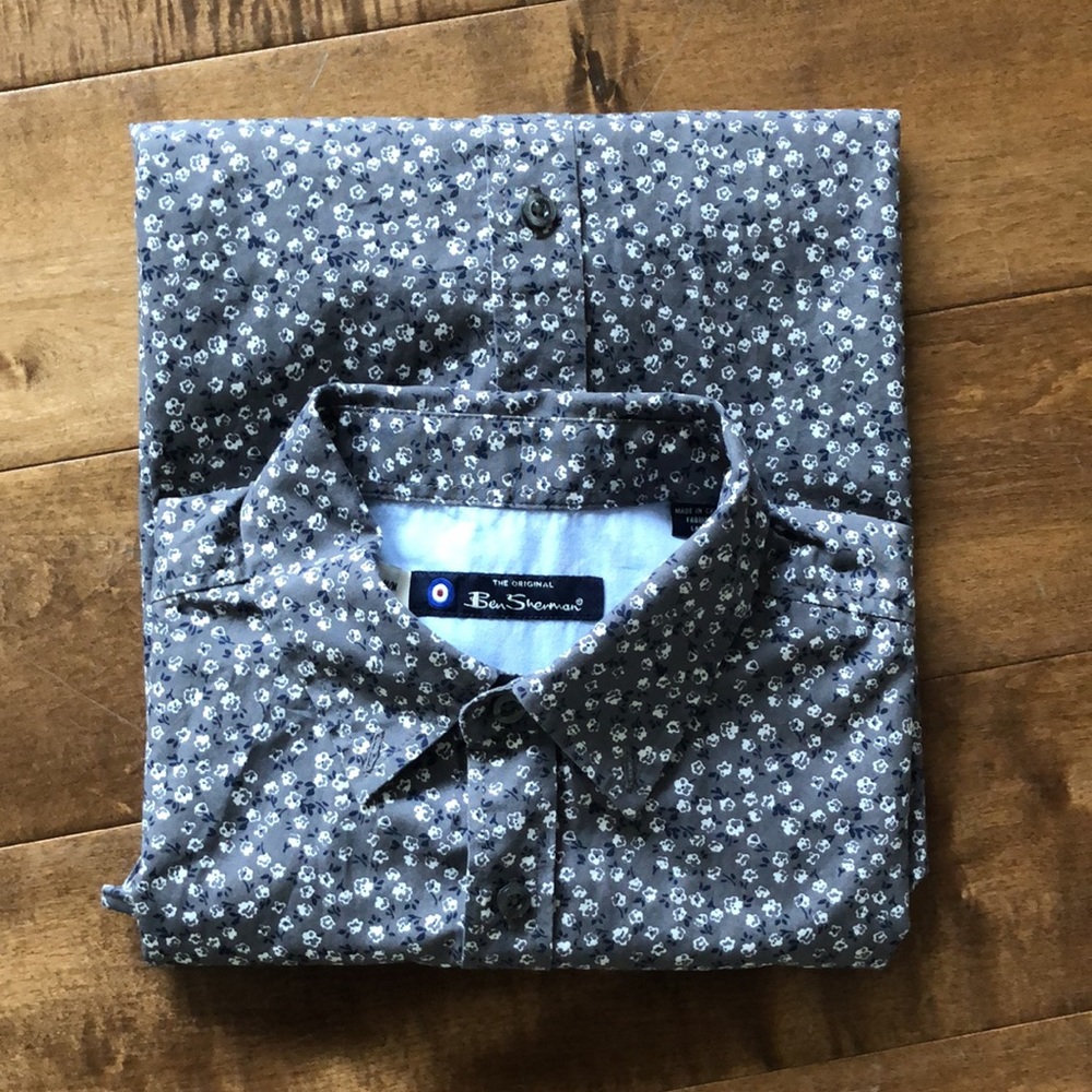 Grey floral Ben Sherman